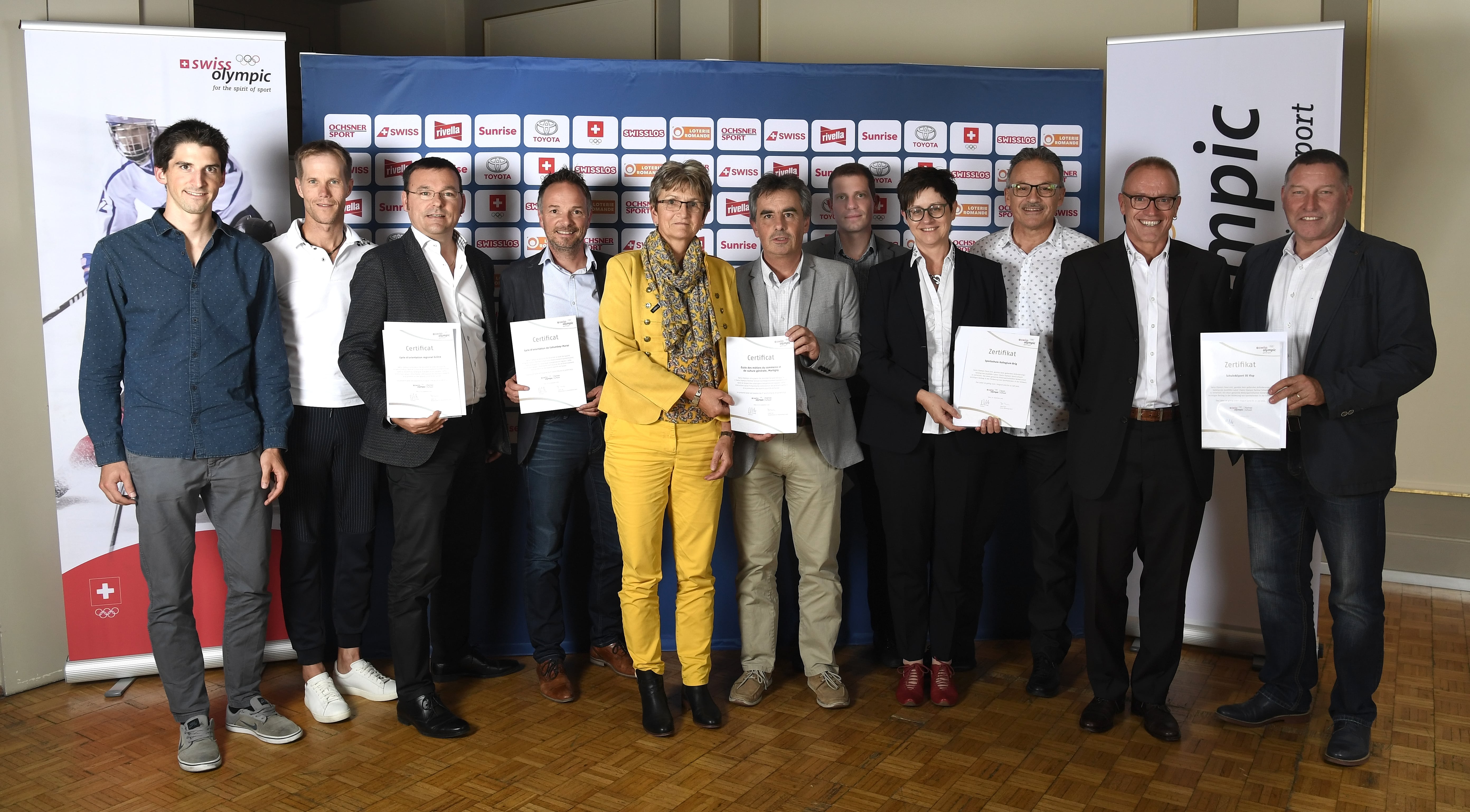 6 écoles valaisannes primées pour leur aide à la relève sportive